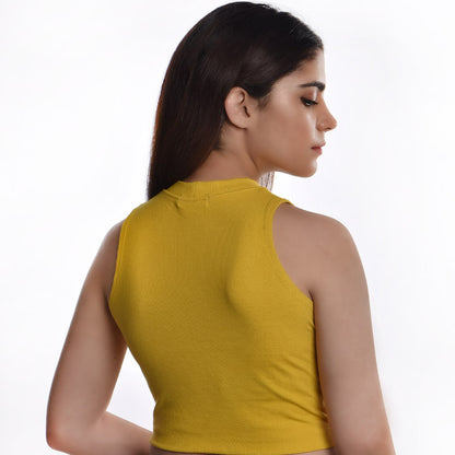 Sleeveless Hosiery Blouses Blouse
