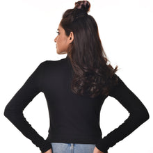Load image into Gallery viewer, Full Sleeves Blouses - Black - Blouse featured featured