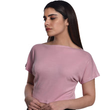Load image into Gallery viewer, Boat Neck Blouse - Blush Pink - Blouse featured