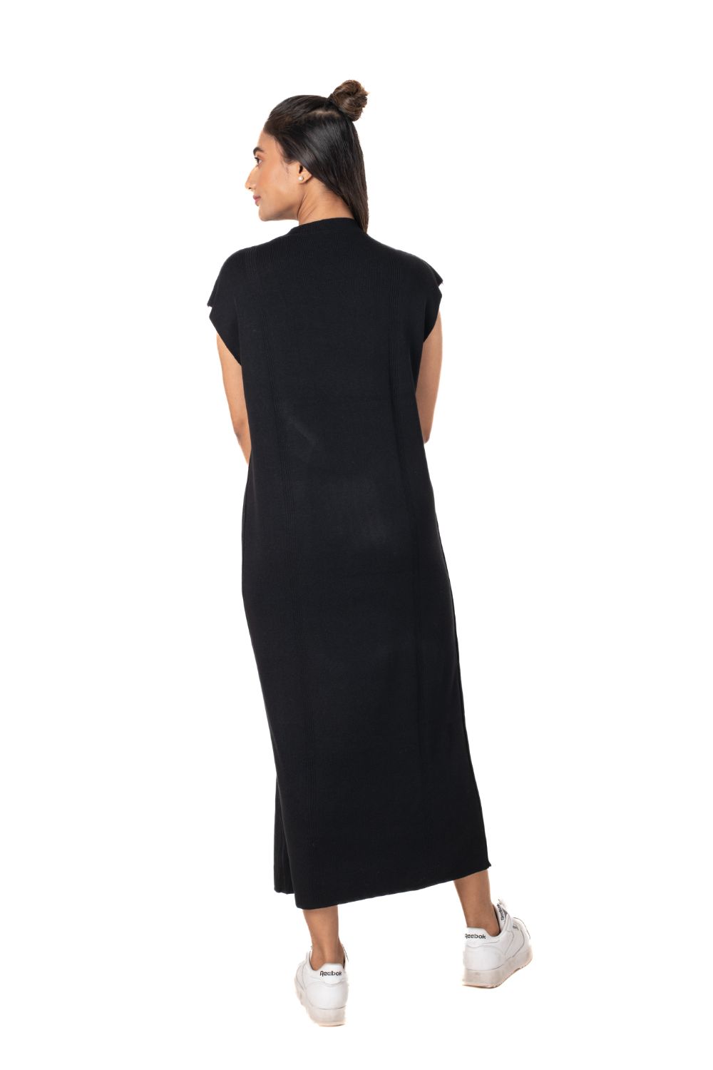 Compose Maxi Dress Black lounge wear featured