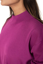 Load image into Gallery viewer, Cosy Airport Ready Coord Set full sleeve deep pink lounge wear featured