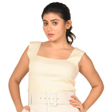 Load image into Gallery viewer, Square Neck Blouse - Off White - Blouse featured