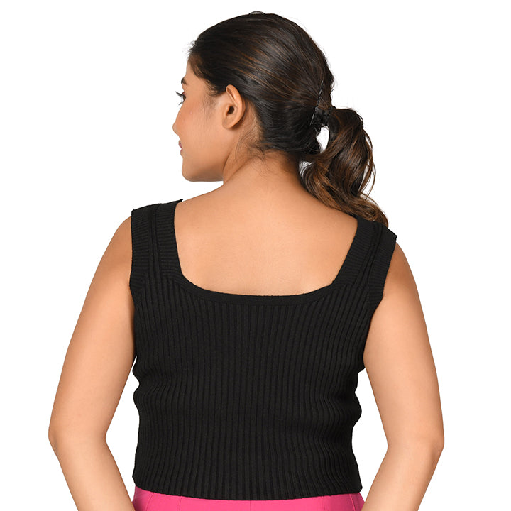 RIB - Textured Square Neck Blouse - Blouse featured