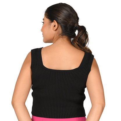 RIB - Textured Square Neck Blouse - Blouse featured