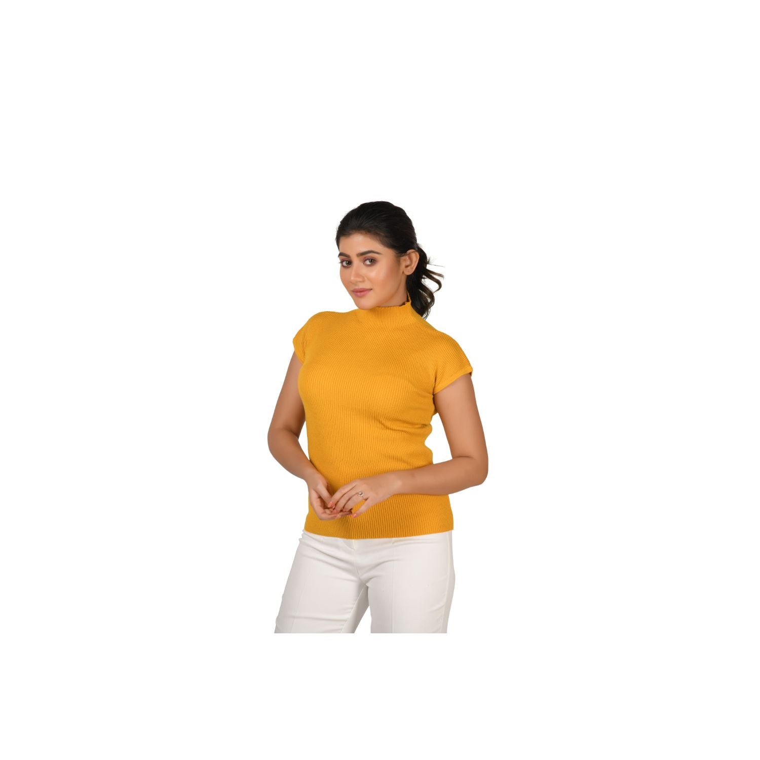 Turtle Neck Top Blouse
