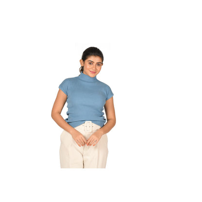 Turtle Neck Top Blouse