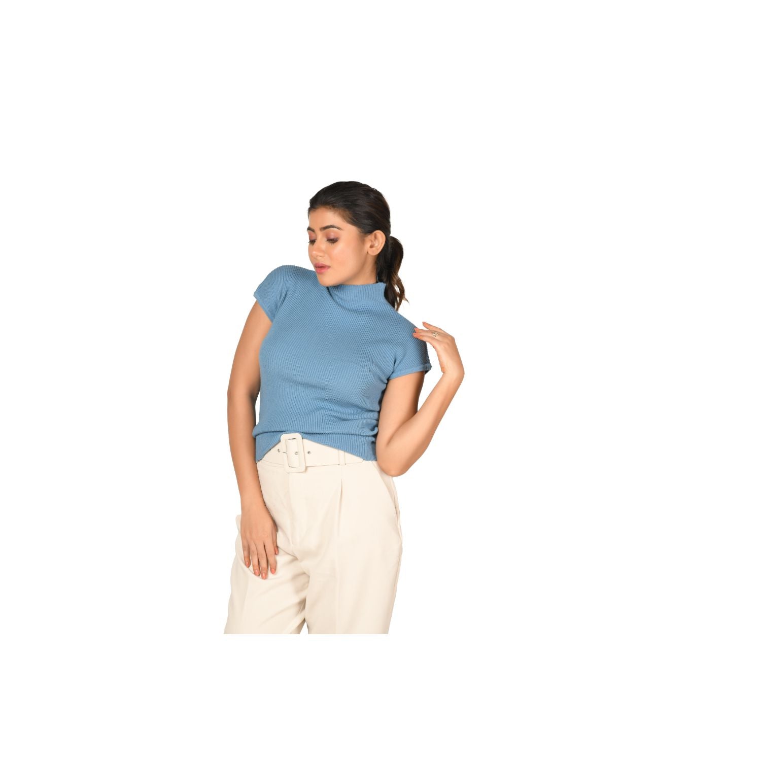 Turtle Neck Top Blouse