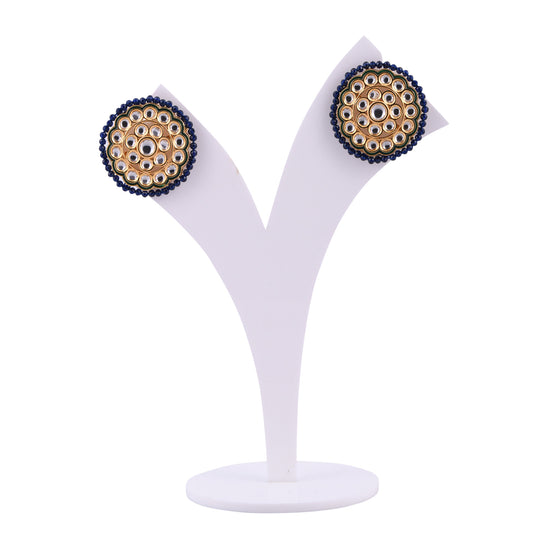 Kundan Earrings Blue earrings