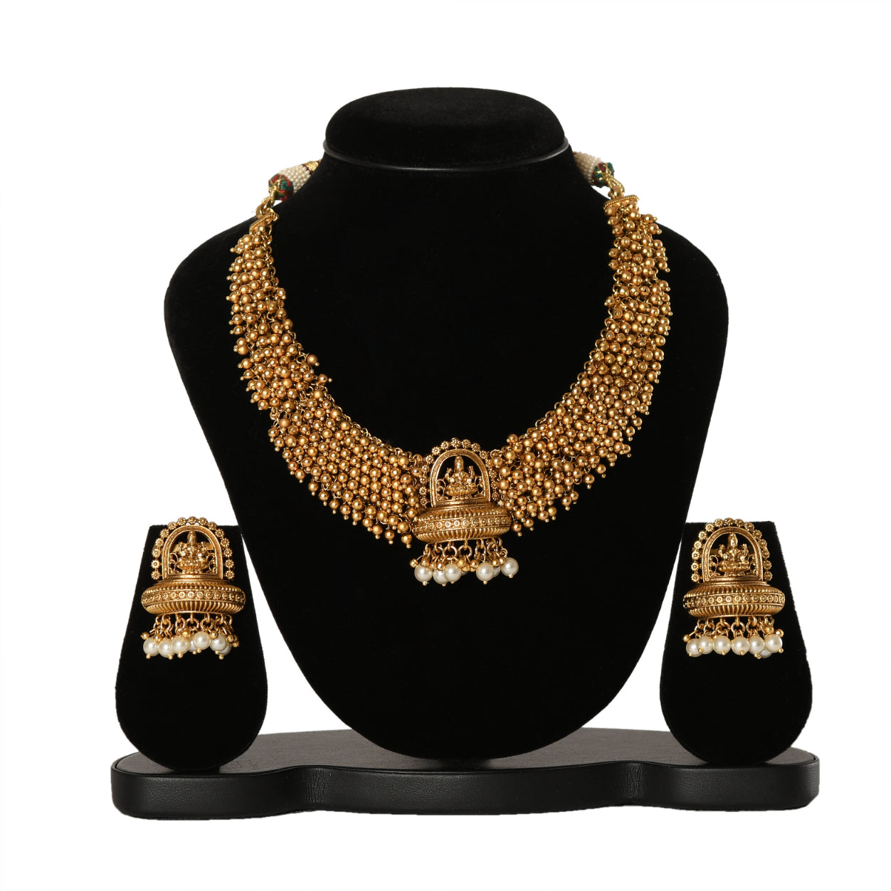 Temple Jewellery - Necklace (DD-R1N510R) Necklace