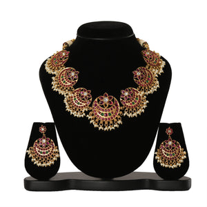 Temple Jewellery - Necklace (DD-R1N519M) Necklace