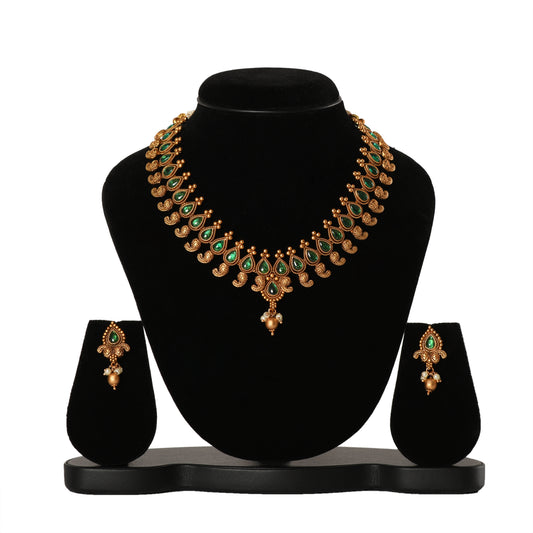 Temple Jewellery - Necklace (DD-S1N535G) Necklace