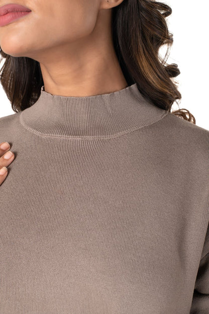 Cosy Airport Ready Coord Set full sleeve light brown lounge wear featured