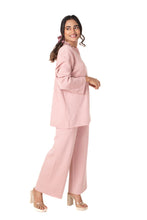 Load image into Gallery viewer, Cosy Airport Ready Coord Set full sleeve light pink lounge wear featured