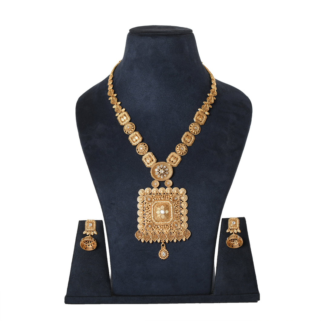 Temple Jewellery - Rani Haar (DD-S1N510W) Necklace