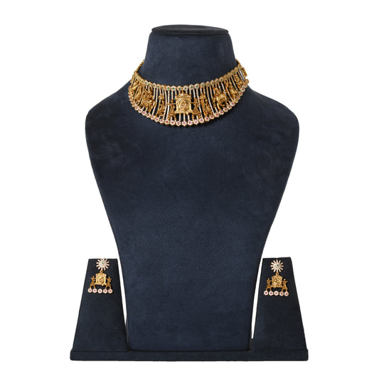 Temple Jewellery - Necklace (DD-S1N525) Necklace