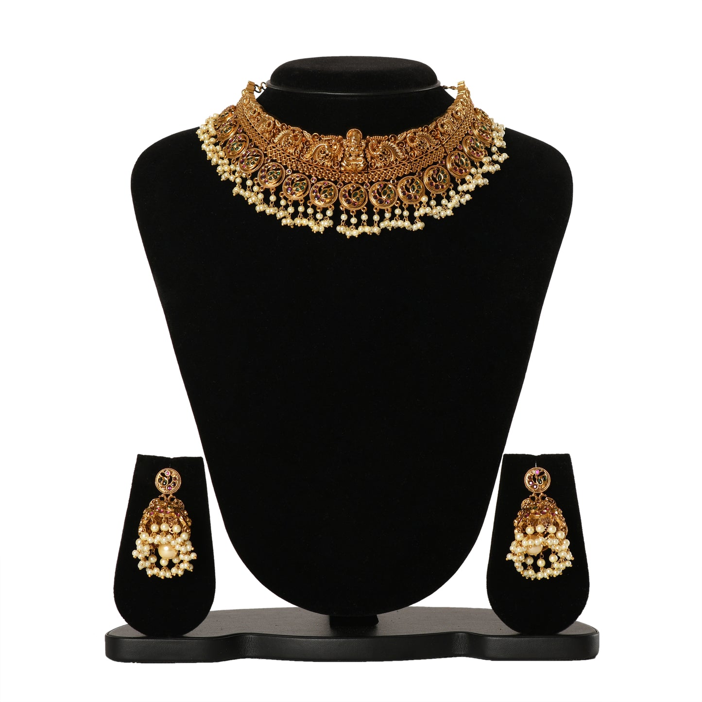 Temple Jewellery - Necklace (DD-S1N529G) Necklace