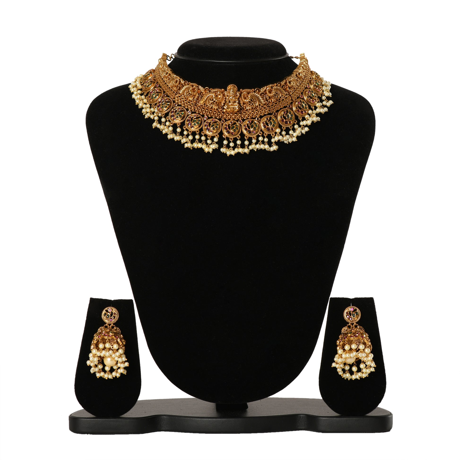 Temple Jewellery - Necklace (DD-S1N529G) Necklace