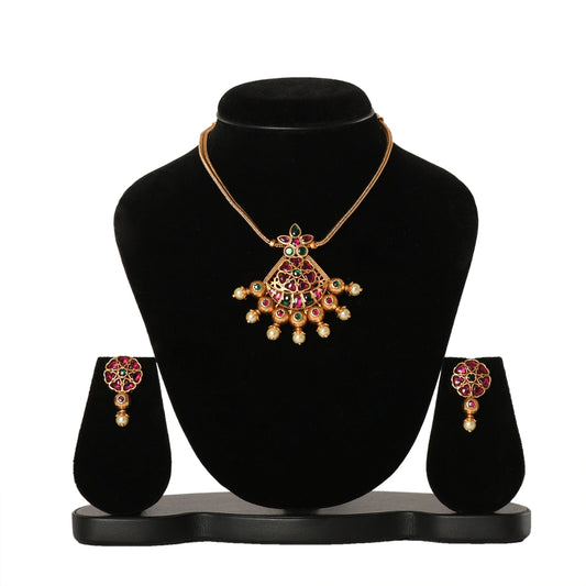Temple Jewellery - Necklace (DD-S1N532) Necklace