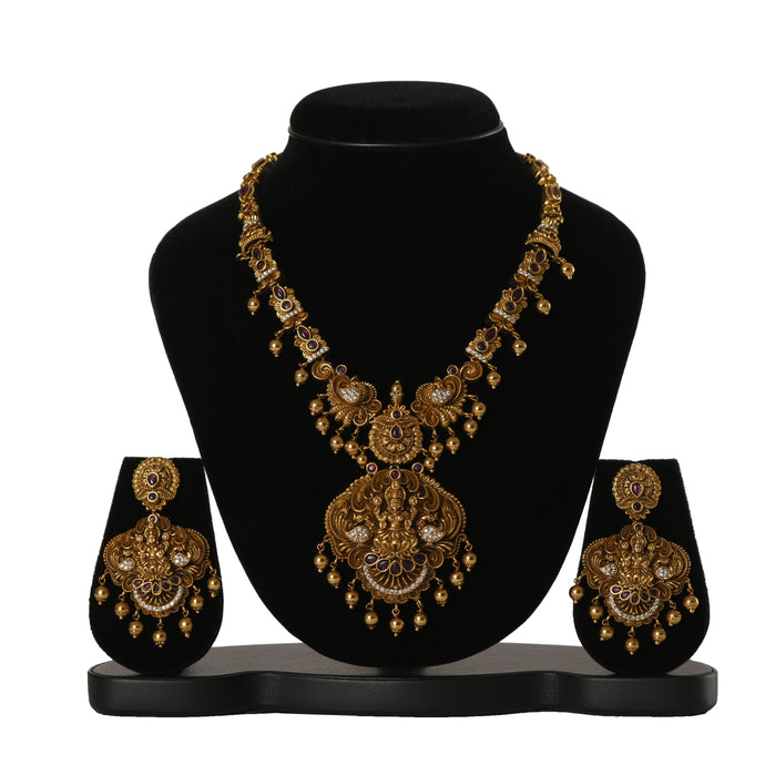 Temple Jewellery - Necklace (DD-S1N545G) Necklace