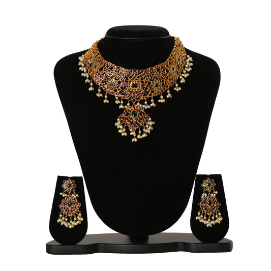 Temple Jewellery - Necklace (DD-S1N550) Necklace