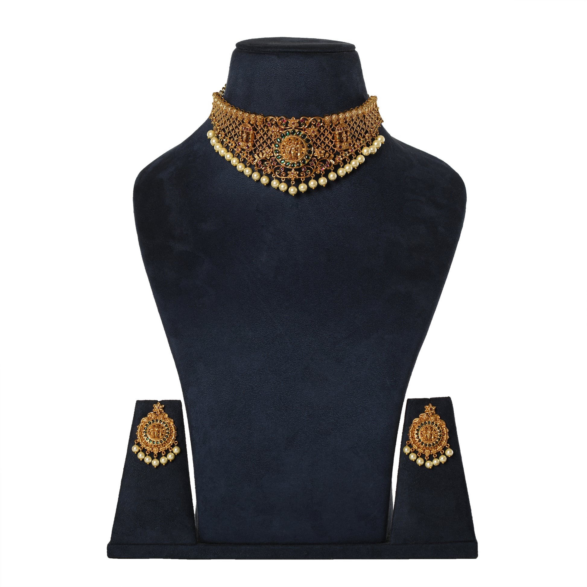 Temple Jewellery - Necklace (DD-S1N552G) Necklace