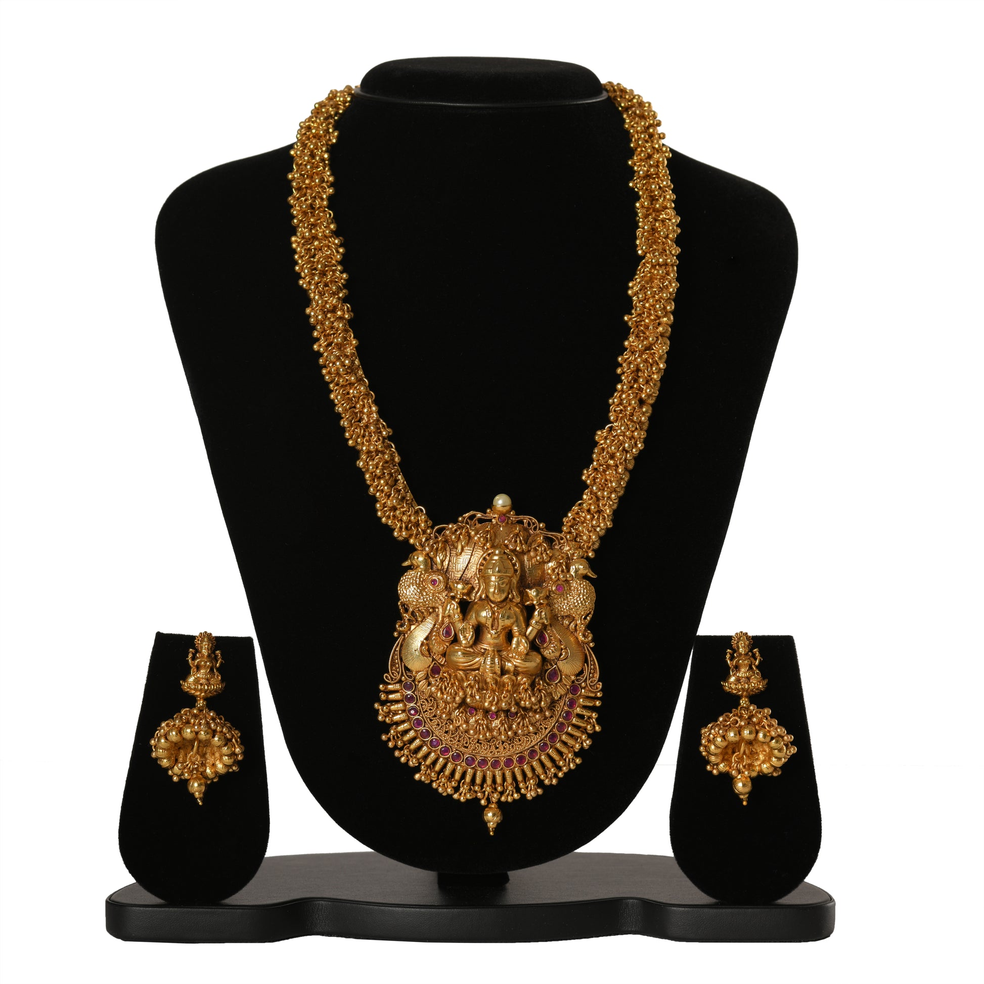 Temple Jewellery - Necklace (DD-S1N541R) Necklace