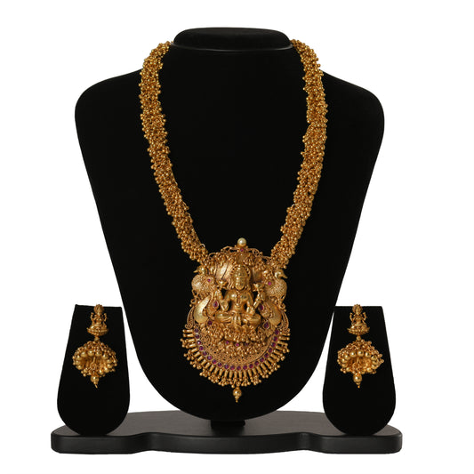 Temple Jewellery - Necklace (DD-S1N541R) Necklace