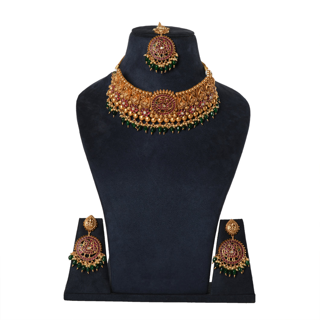 Temple Jewellery - Necklace (DD-S1N549) Necklace