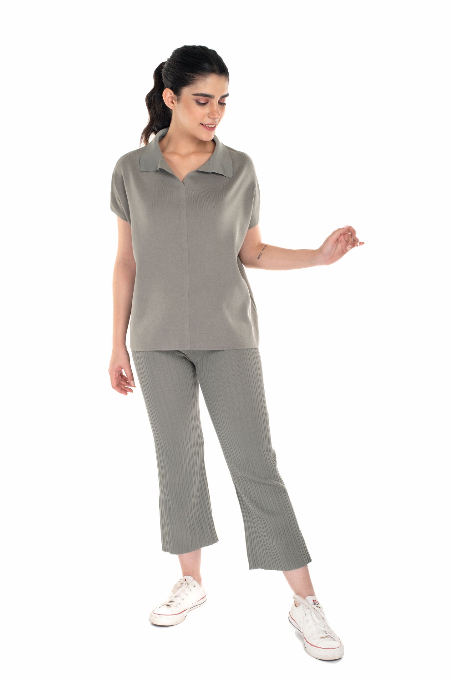 Being In Vogue with DD Co-ord Sets Olive Green lounge wear featured