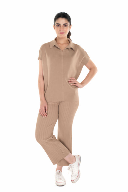 Being In Vogue with DD Co-ord Sets Brown lounge wear featured