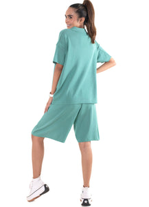Play It Out in DD Co-ord Sets dark sea green lounge wear featured