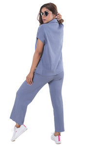 Being In Vogue with DD Co-ord Sets brilliant blue lounge wear featured