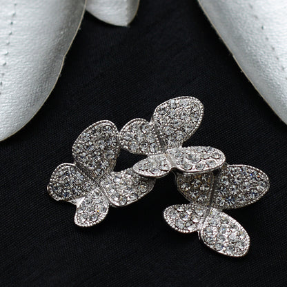 Butterfly Cut Stone Studded Brooch Brooch