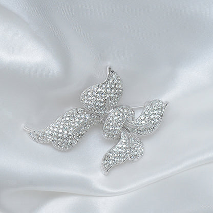 Ribbon Knot Stone Studded Brooch Brooch