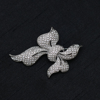Ribbon Knot Stone Studded Brooch Brooch