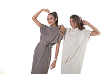 Load image into Gallery viewer, Vintage Knitted Maxi Dress off white lounge wear featured
