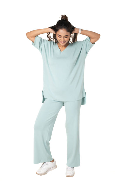 Just Chic it Off with DD Co-ord Sets sea green lounge wear featured