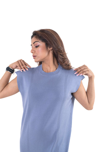 Compose Maxi Dress Brilliant Blue lounge wear featured