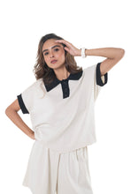 Load image into Gallery viewer, Settle Back and Relax off white lounge wear featured