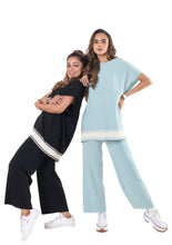 Load image into Gallery viewer, Hang Loose Lounge wear black lounge wear featured