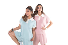 Load image into Gallery viewer, Settle Back and Relax sea green lounge wear featured