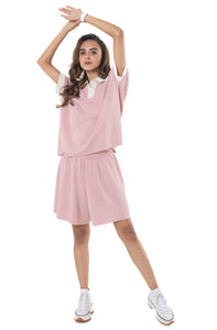 Settle Back and Relax light pink lounge wear featured