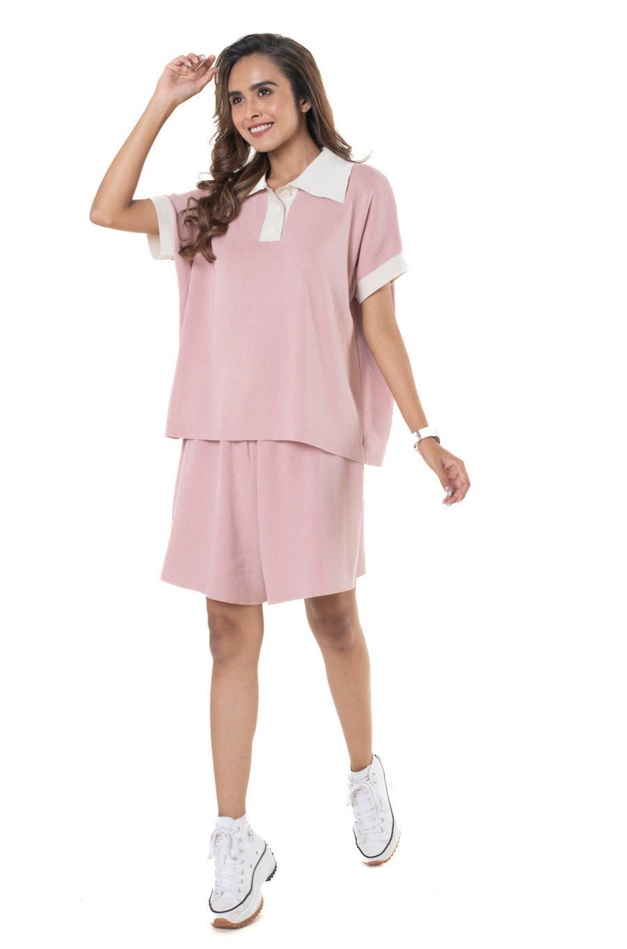 Settle Back and Relax light pink lounge wear featured