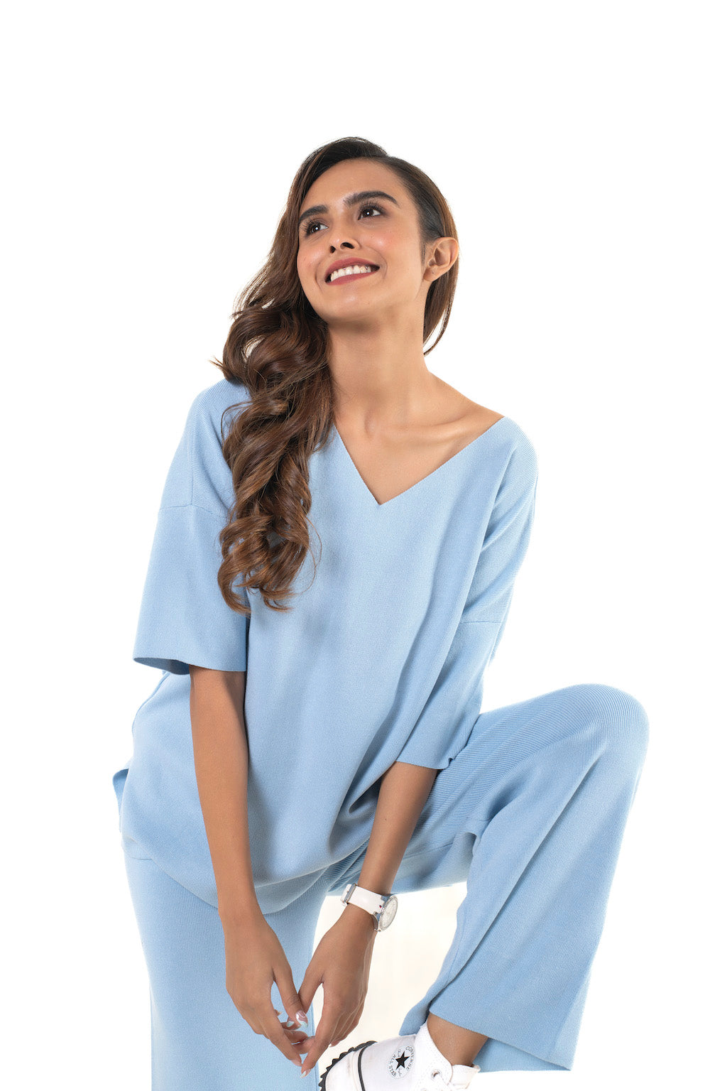 Just Chic it Off with DD Co-ord Sets Sky Blue lounge wear featured