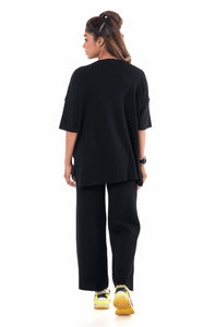 Just Chic it Off with DD Co-ord Sets black lounge wear featured
