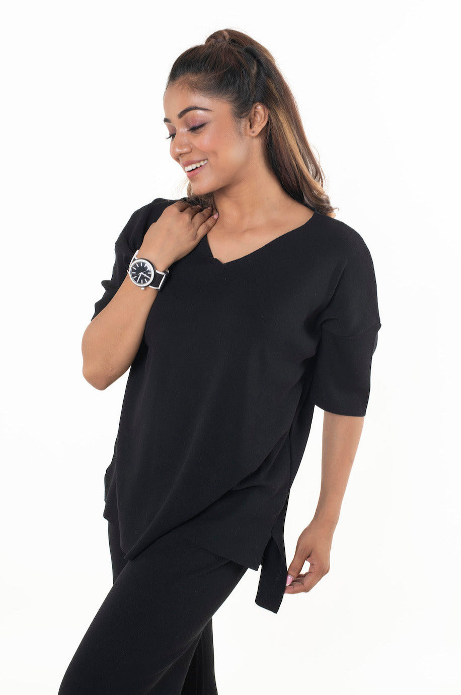 Just Chic it Off with DD Co-ord Sets black lounge wear featured