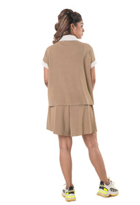 Settle Back and Relax light mud yellow lounge wear featured