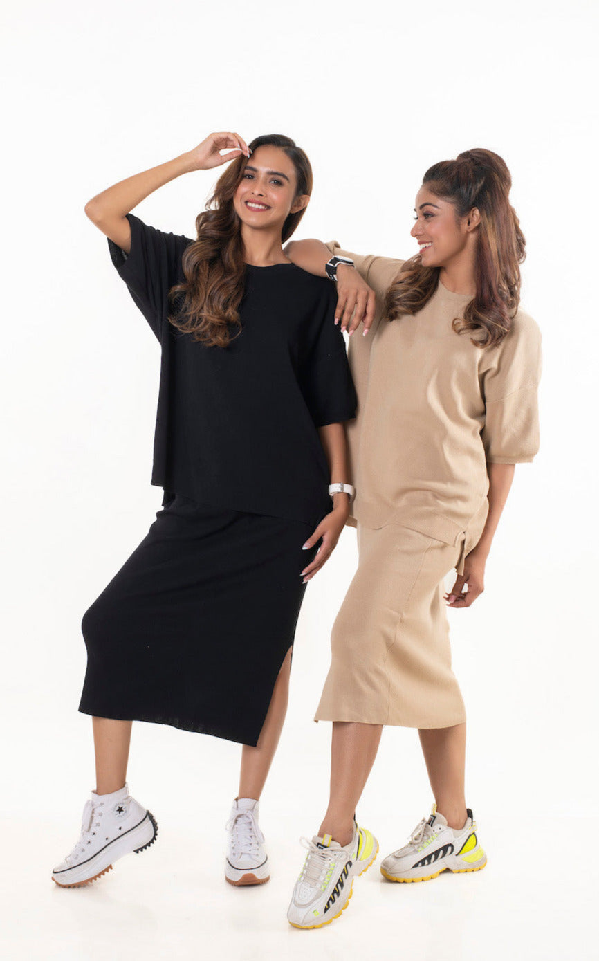 Insta Worthy Co-ord set - Black - coords featured