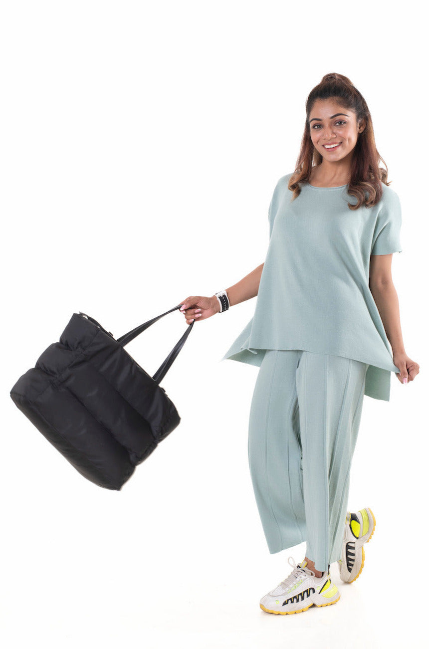 Classy Divaa Signature style Co-ord Set sea green lounge wear featured