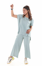 Load image into Gallery viewer, Classy Divaa Signature style Co-ord Set sea green lounge wear featured